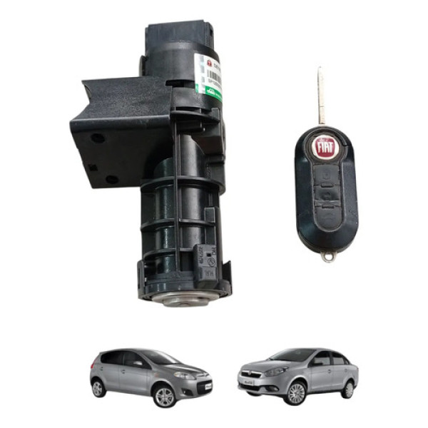 Comutador Cilindro Ignição Chave Fiat Palio Siena 2012/2018