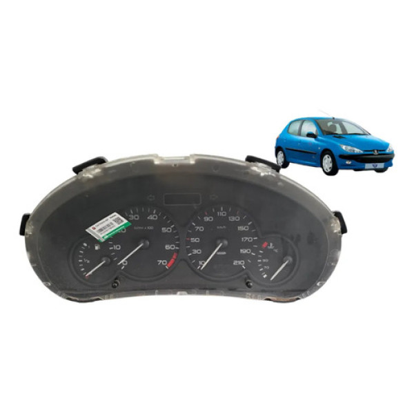 Painel De Instrumentos Peugeot 206-207 2001-2008  9659728980 Preto