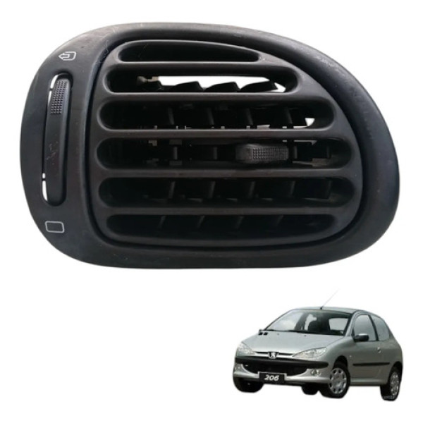Difusor De Ar Esquerdo Peugeot 206 1999 A 2008 Original