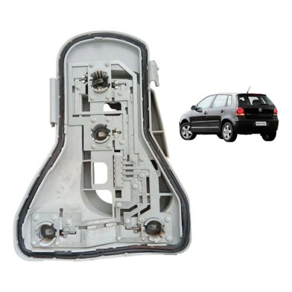 Soquete Circuito Impresso Lanterna Tras Ld Polo Hatch 07/11 Direito/passageiro Vermelho