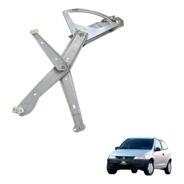 Máquina Vidro Dianteira Esquerda Chevrolet Celta 2006 A 2015