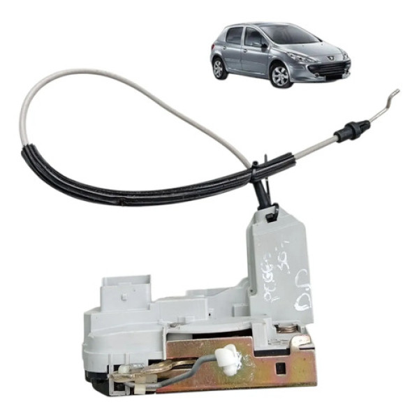 Fechadura Dianteira Direita Elétrica Peugeot 307 2007 A 2012