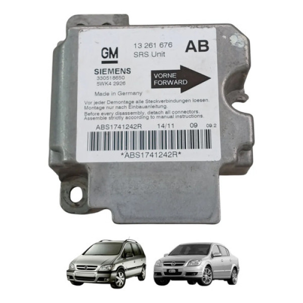 Módulo Central Airbag Gm Zafira Vectra 2006 A 2012 13261676