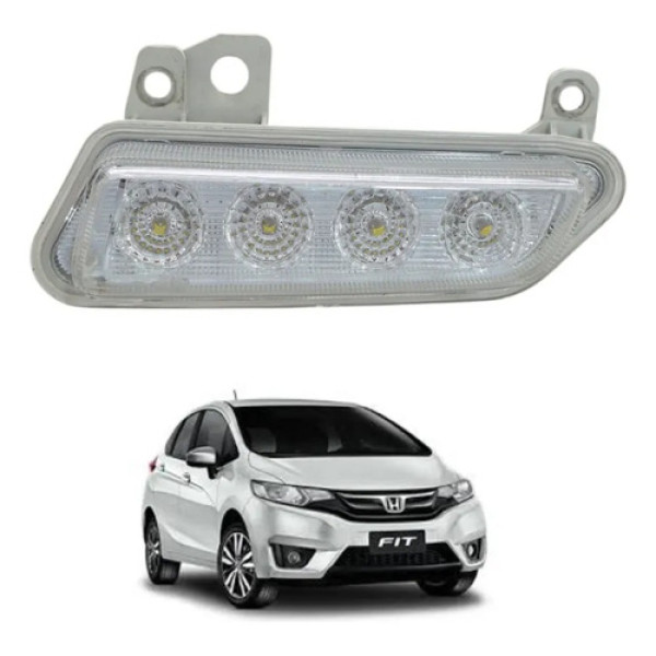 Lanterna Luz Auxiliar Diurna Direita Honda Fit 2017 A 2018 Branco