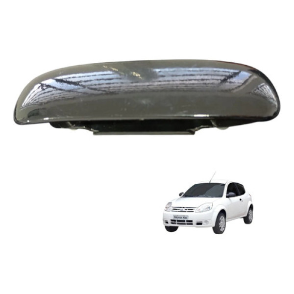 Maçaneta Externa Esquerda Ford Ka 2008 A 2013 Original  Preto Dianteira