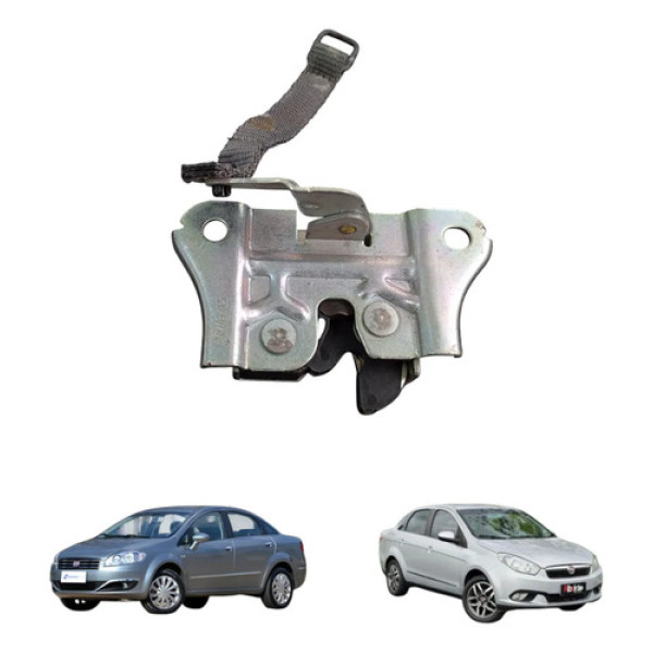 Trava Banco Traseiro Fiat Grand Siena Linea 2008 A 2018  Prateado