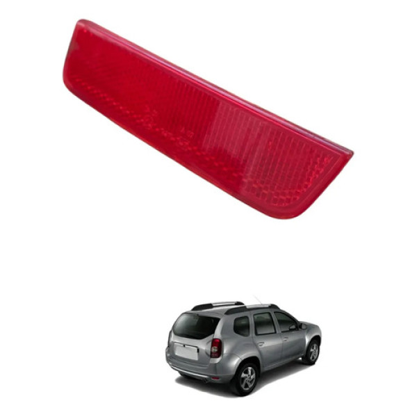 Refletor Olho Gato Traseiro Direito Renault Duster 2015 2019 Vermelho