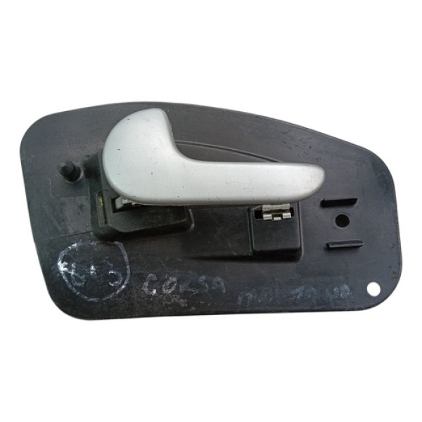 Maçaneta Esquerda Interna Gm Corsa 2000 A 2012 Original Prateado Dianteira/traseira