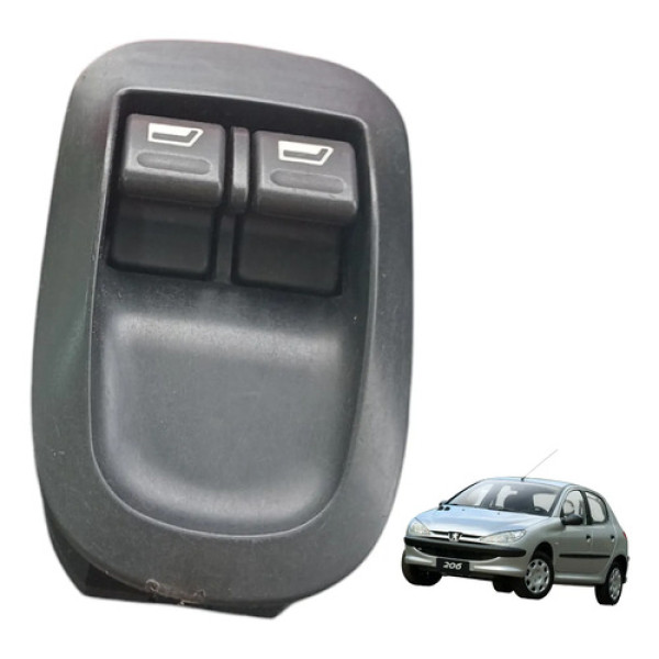 Botão Vidro Elétrico Duplo Peugeot 206 2007 A 2010 Original