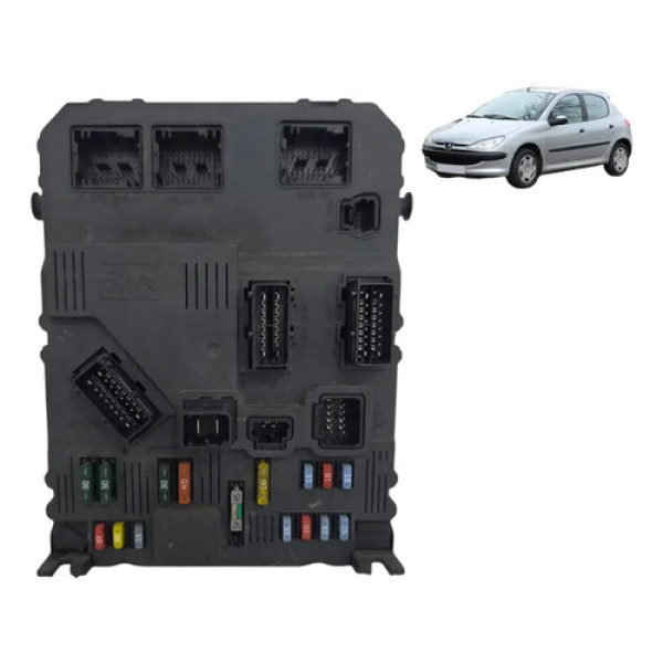 Módulo Bsi Peugeot 206 207 1.4 E02-00 Caixa Fusiveis Interna
