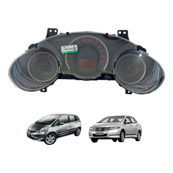 Painel De Instrumentos Honda Fit City 2009 A 2014 Original Preto