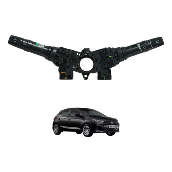 Chave Seta Farol Lanterna Hyundai Hb20 2013 A 2020 Sem Milha