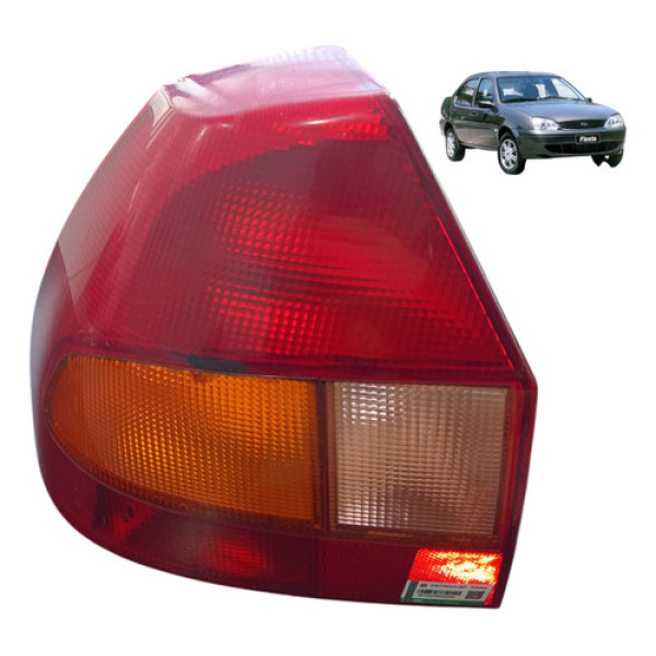 Lanterna Traseira Ford Fiesta Street 2000 A 2006 Original Esquerdo/motorista Vermelho