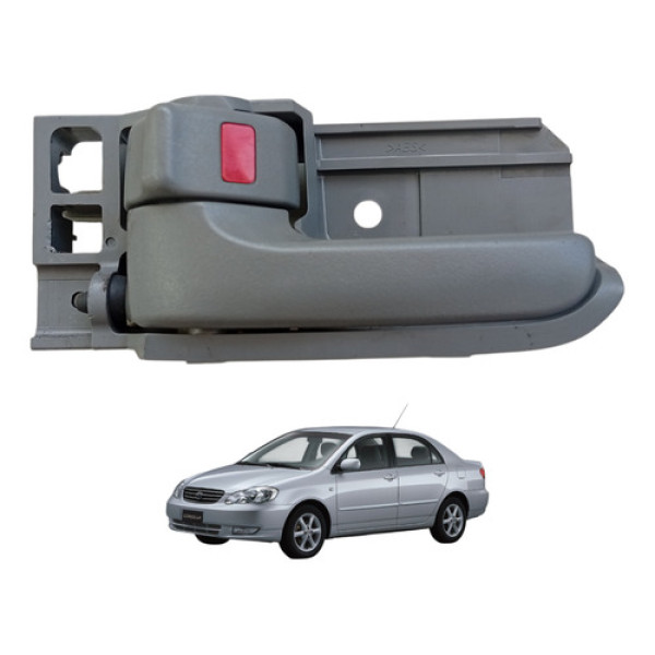 Maçaneta Interna Esquerda Toyota Corolla 2003 2004 A 2008 Cinza Dianteira/traseira