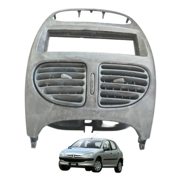 Moldura Central Com Difusor De Ar Peugeot 206 2003 A 2009