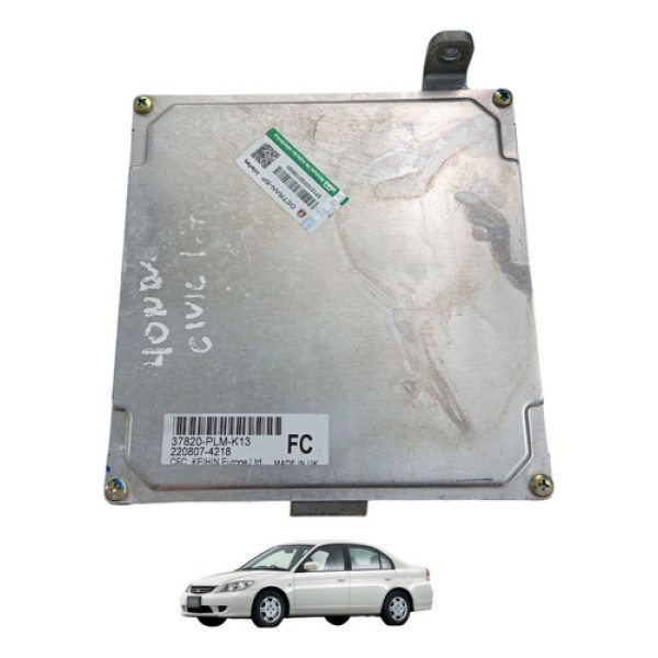 Módulo Injeção Honda Civic 2001 A 2006 37820plmk13 Original