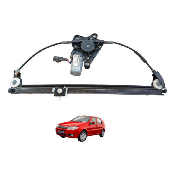 Máquina Vidro Elétrico Diant Esquerdo Fiat Palio 2004 A 2016