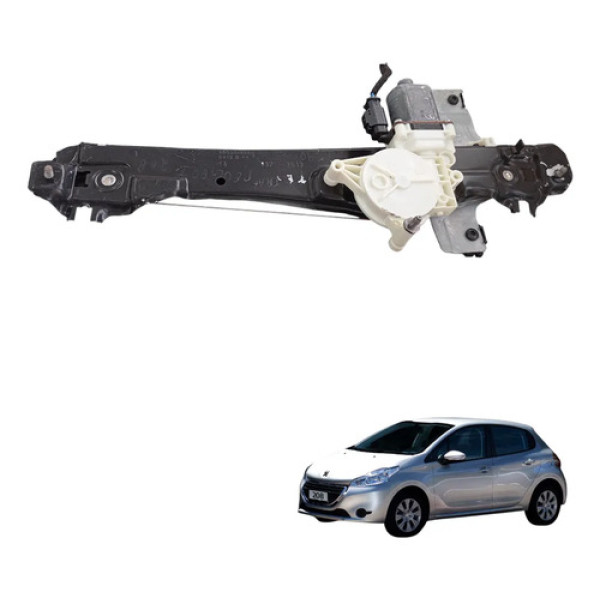 Máquina Vidro Elétrico Tras Esq Peugoet 208 2013 A 2019