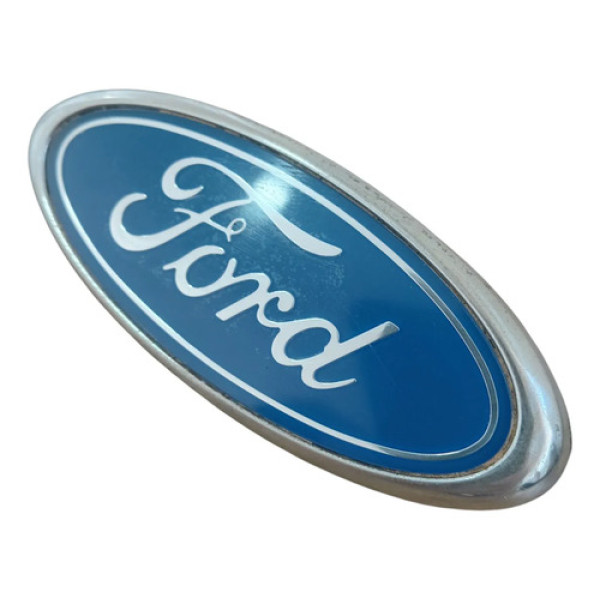 Emblema Ford Oval Grade Cromada Azul Original Azul Azul