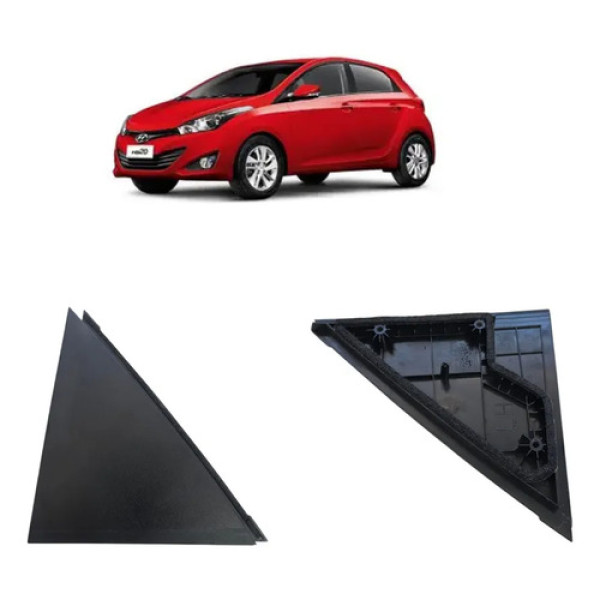 Moldura Externa Tras. Le Hyundai Hb20 1.0 2013/2018 Preto