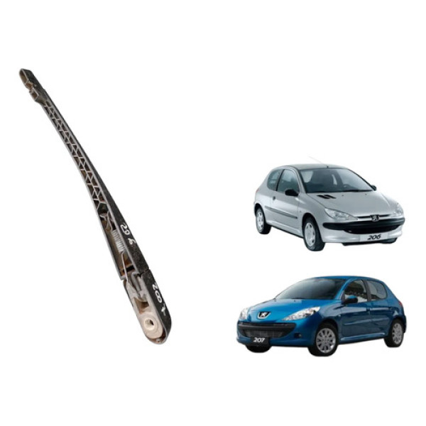 Braço Limpador Traseiro Peugeot 206 207 2005 A 2012 Original