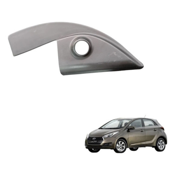 Moldura Interna Retrovisor Direito Hyundai Hb20 2013 A 2019  Preto
