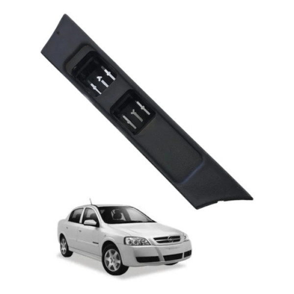 Moldura Botão Limitador Vel Trava Vidro Gm Astra 2002 2011
