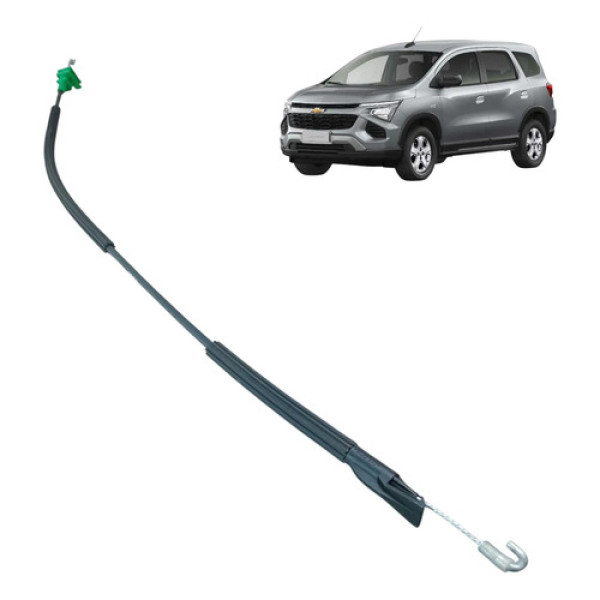 Cabo Fechadura Traseira Direita Chevrolet  Spin 2013/2023  Preto