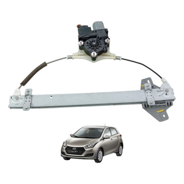 Máquina Vidro Dianteiro Direito Hyundai Hb20 2013 A 2019
