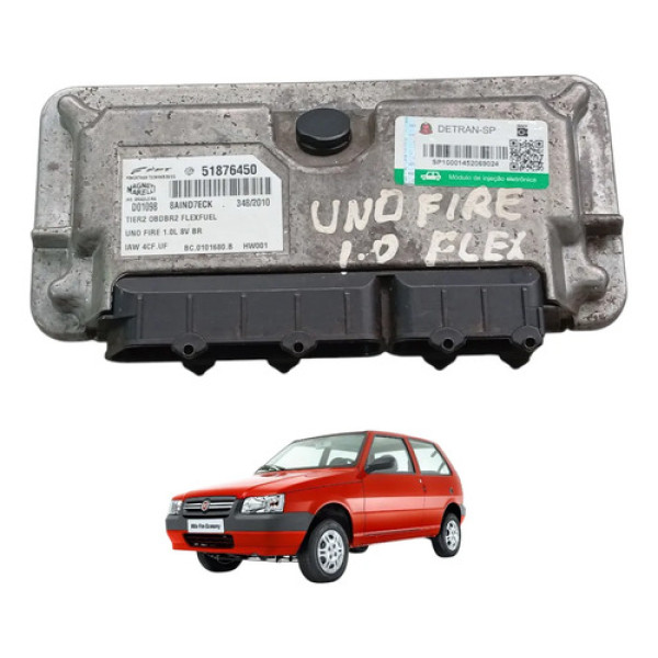 Módulo Injeção Fiat Uno Fire 1.0 Flex 2008 A 2013 51876450