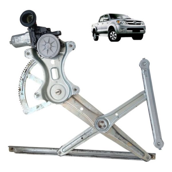 Máquina Vidro Motor Diant Esquerda Toyota Hilux 2005 A 2015