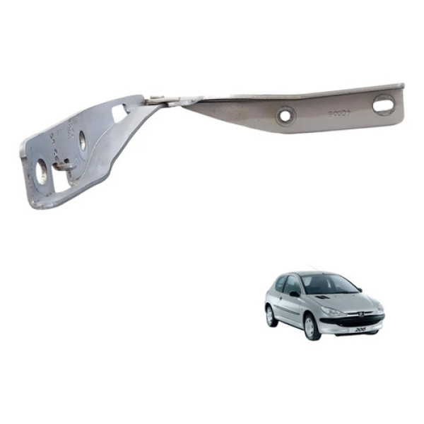Dobradiça Braço Direito Capô Peugeot 206 2004 A 2008