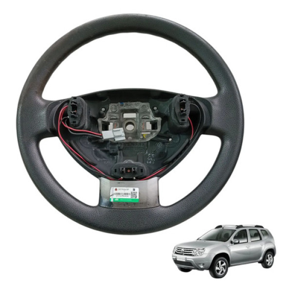 Volante Motorista Renault Duster 2012 A 2015 Original Preto