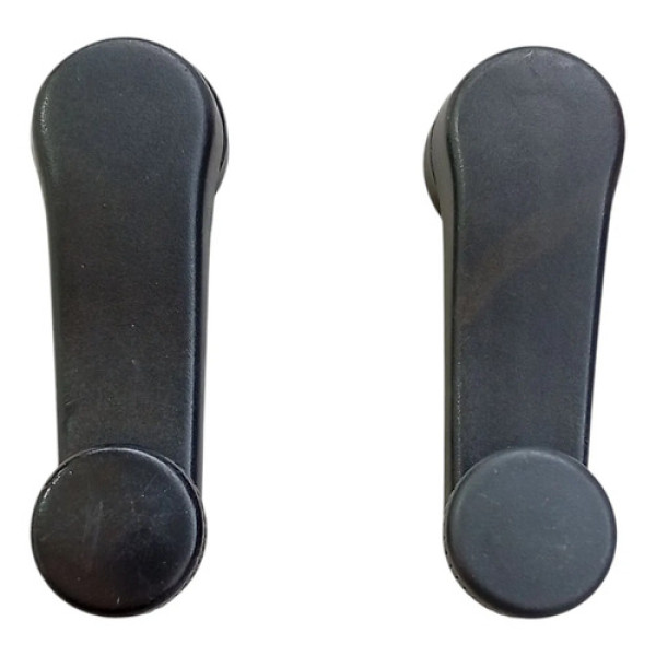 Par Manivela Preta Vidro Gol Saveiro G2 G3 G4 G5 G6 Preto