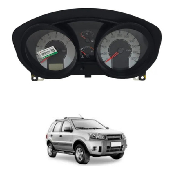 Painel Instrumentos Fiesta Ecosport 1.6 2008 A 2014 Original Preto