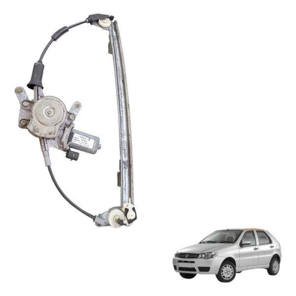 Máquina Vidro Dianteira Esquerda Fiat Palio 1996 A 2008