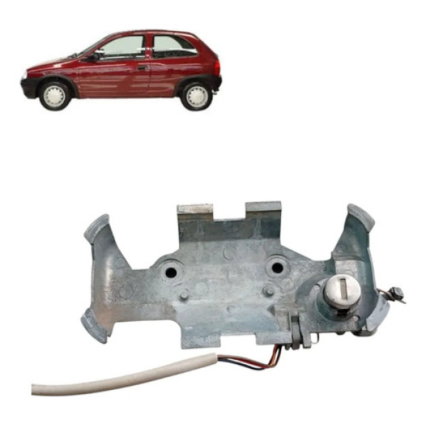 Suporte Maçaneta Externa Dianteira Esquerda Gm Corsa 96 2008 Prateado Dianteira