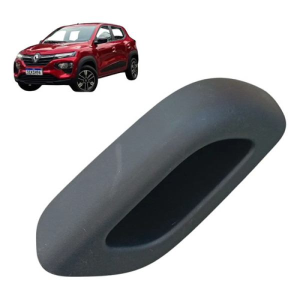 Puxador Porta Traseira Direita Renault Kwid 2020 2021 2022 Preto