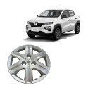 403152105r Calota Original Aro 14 Renault Kwid Zen Prateado