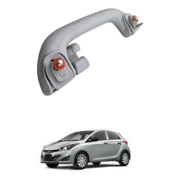 Alça Teto Traseira Esq Hyundai Hb20 2013 A 2016 853421s000 Branco