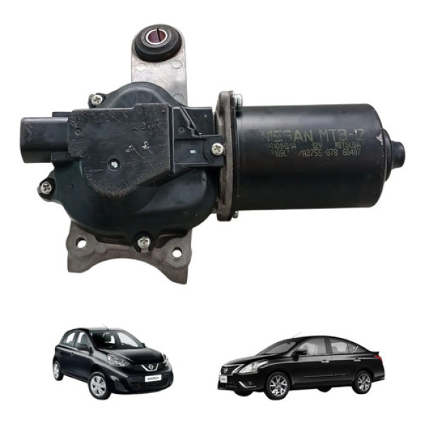 Motor Limpador Parabrisa Dianteiro March Versa 2012 A 2019