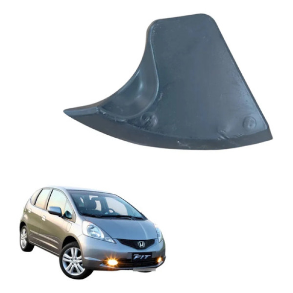 Moldura Interna Retrovisor Esquerdo Honda Fit 2009 A 2014  Preto