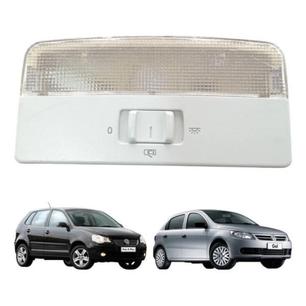 Luz Interna Dianteira Central Vw Gol Polo 2009 A 2013