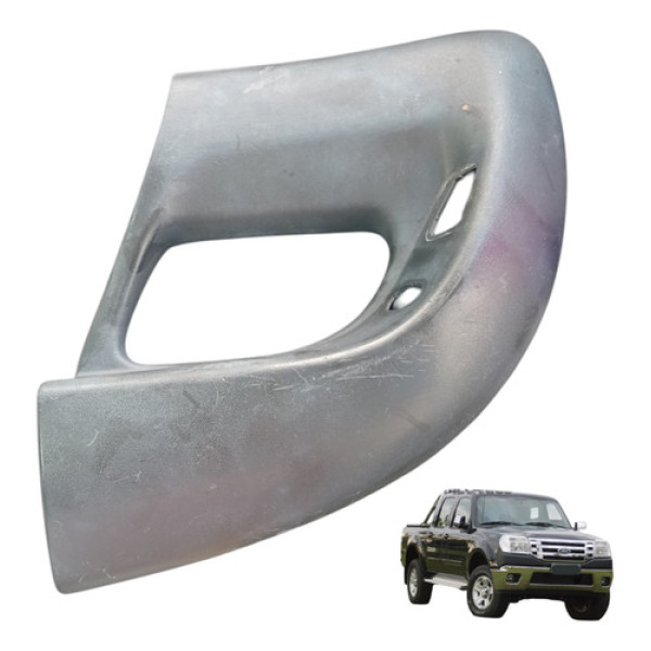 Acabamento Porta Dianteira Esquerda Ford Ranger 2005 A 2011  Preto Dianteira