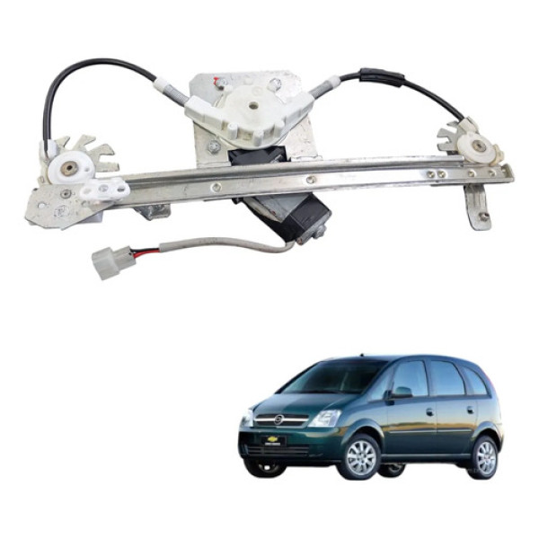 Maquina Vidro Eletrico Gm  Meriva 4 Pt Tras Esq 2002 A 2012