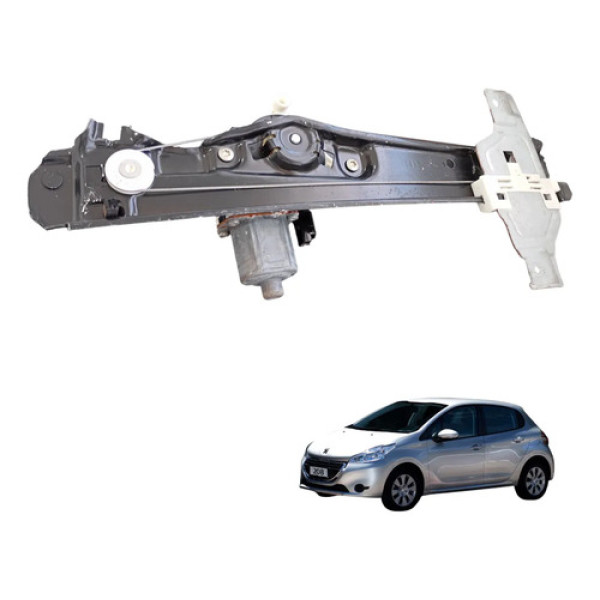 Máquina Vidro Elétrico Tras Direita Peugeot 208 2013 A 2019