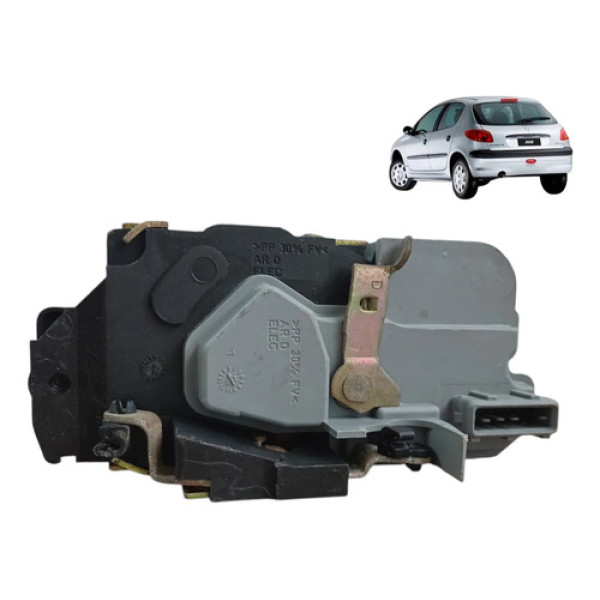 Fechadura Eletrica Traseira Direita Peugeot 206 2001 2008