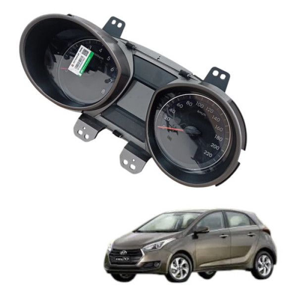 Painel Instrumentos Hyundai Hb20 2014 A 2019 Original Preto Preto