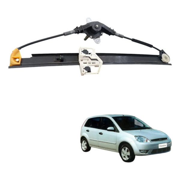 Máquina Vidro Traseira Esquerda Ford Fiesta 2004 A 2014