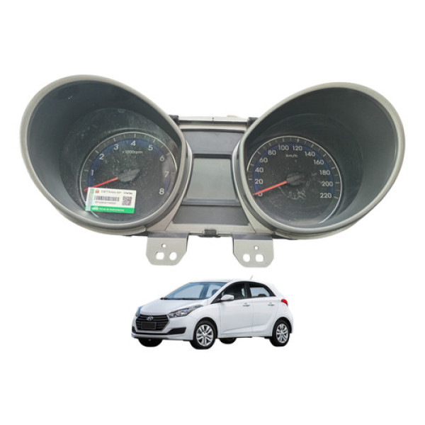 Painel De Instrumentos Velocimetro Hb20 2012 A 2019 Preto Preto